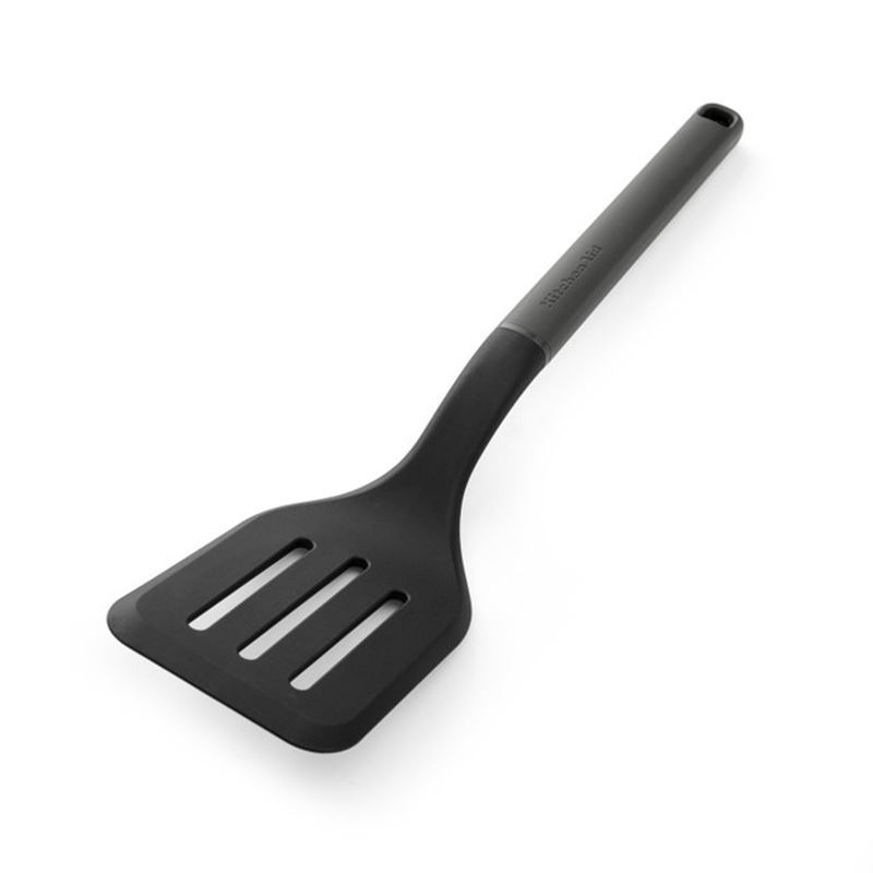 KitchenAid – Classic Charcoal Grey and Nylon Slotted Turner