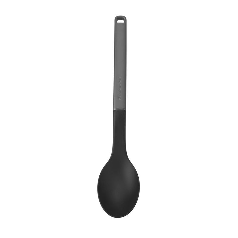 KitchenAid – Classic Charcoal Grey and Nylon Cooking Spoon