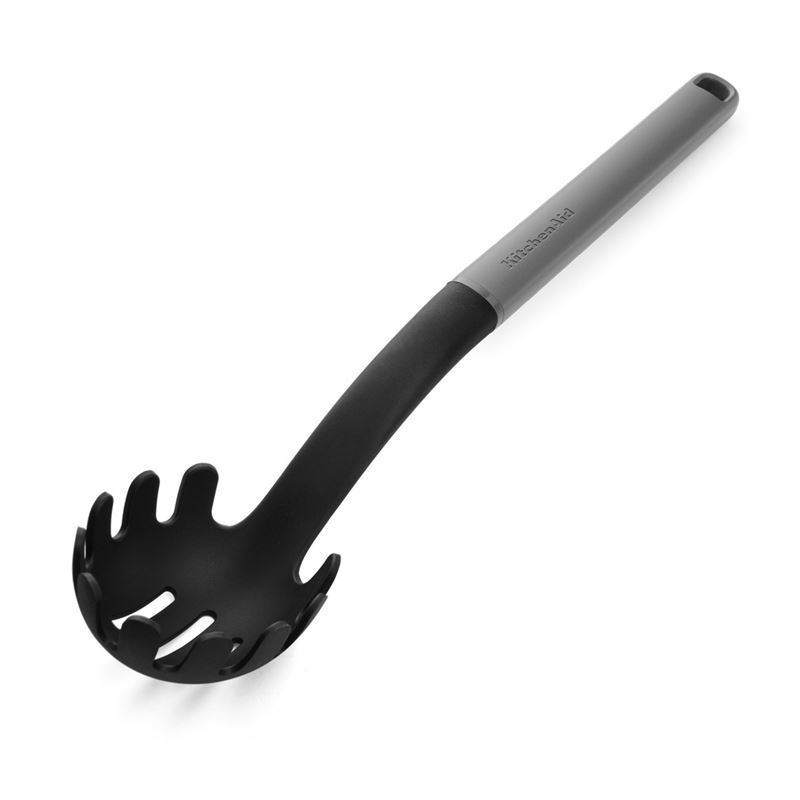 KitchenAid – Classic Charcoal Grey and Nylon Pasta Server