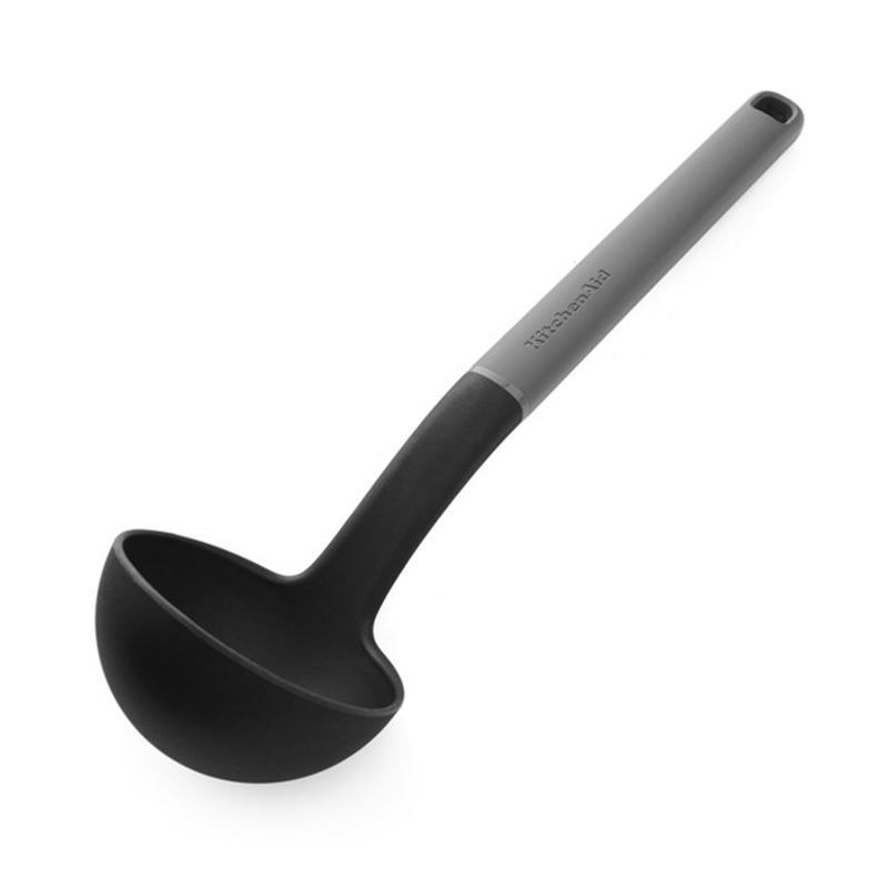 KitchenAid – Classic Charcoal Grey and Nylon Ladle