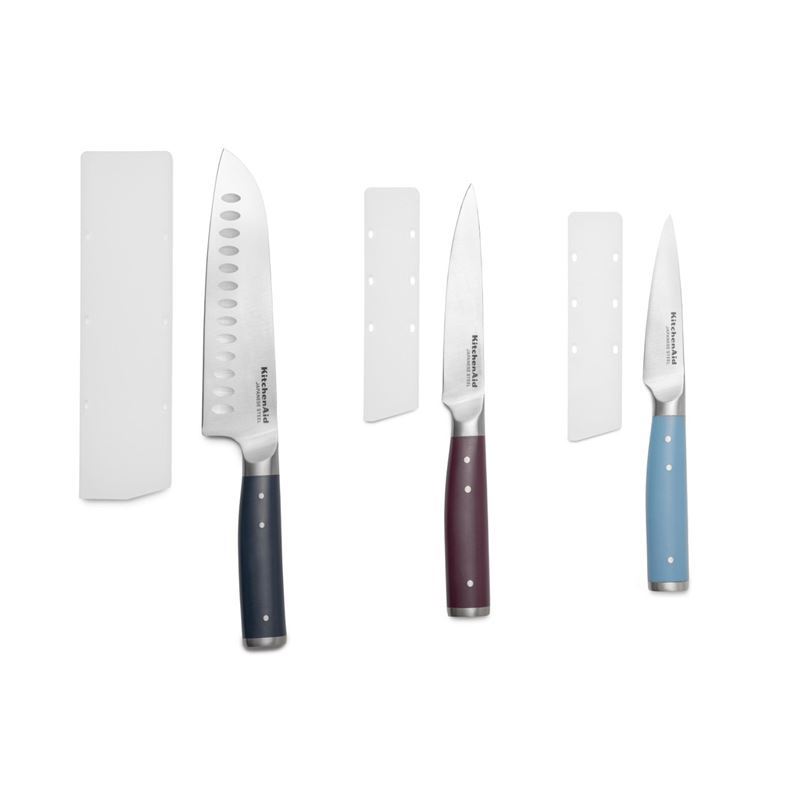 KitchenAid – Santoku, Utility & Paring Knife 3pc Set with Sheaths
