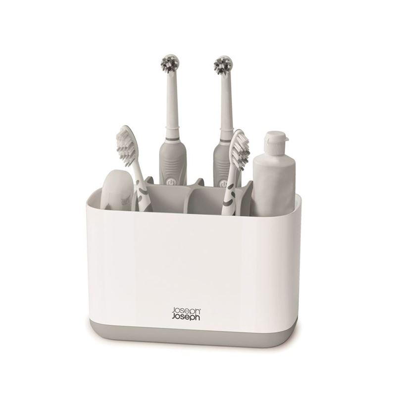 Joseph Joseph – EasyStore Toothbrush Caddy Large Grey/White
