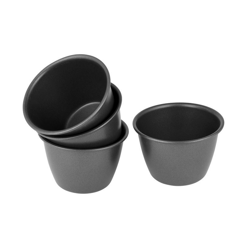 Bakemaster – Non-Stick Pudding Mould 7.5x6cm Set of 4