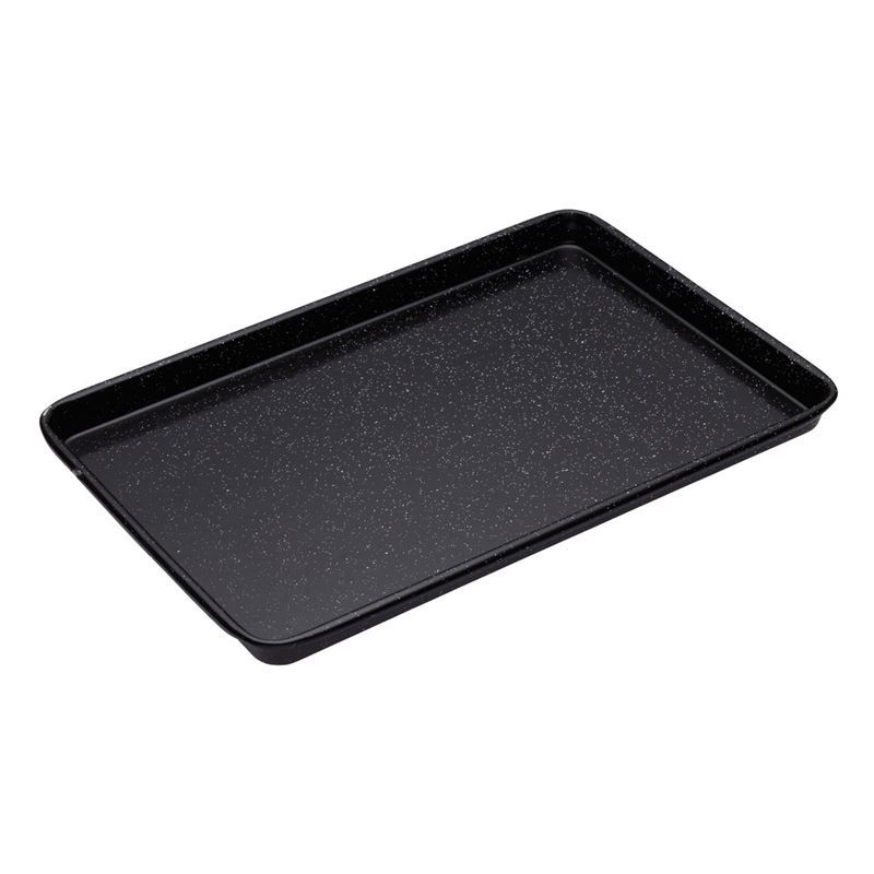 Bakemaster – Professional Vitreous Enamel Baking Tray 39x27x2cm Non-Stick