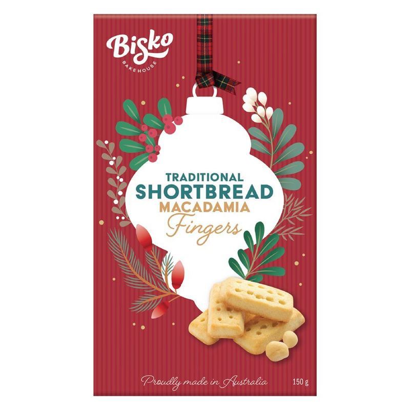 Bisko – Traditional Macadamia Fingers 150g (Product of Australia)