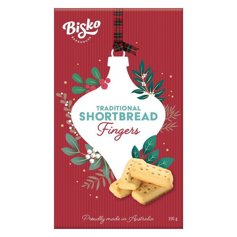 Bisko – Traditional Shortbread Fingers 150g (Product of Australia)
