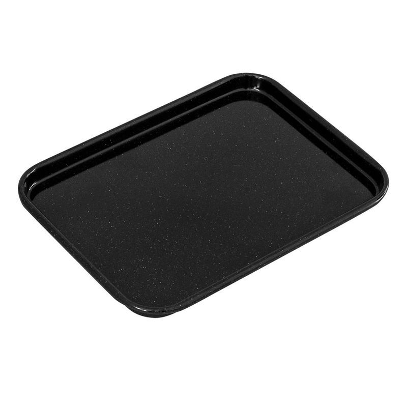 Bakemaster – Professional Vitreous Enamel Baking Tray 24x18x2cm Non-Stick