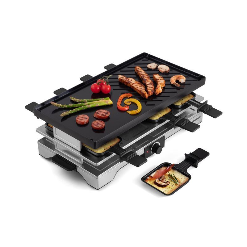 Swissmar – Verso 8 Person Indoor/Outdoor Raclette Grill 48.5×26.6×20.5cm