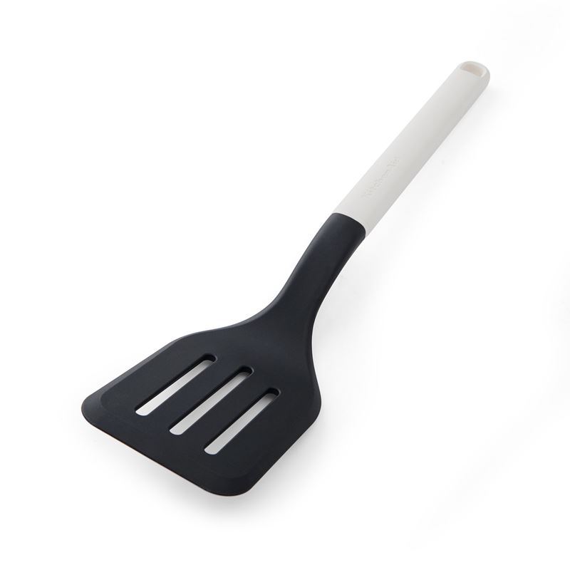 KitchenAid – Classic Porcelain White and Nylon Slotted Turner