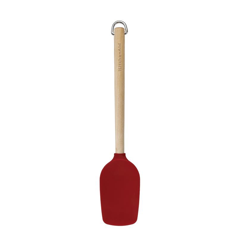 KitchenAid – Birchwood & Empire Red Silicone Spoon Spatula