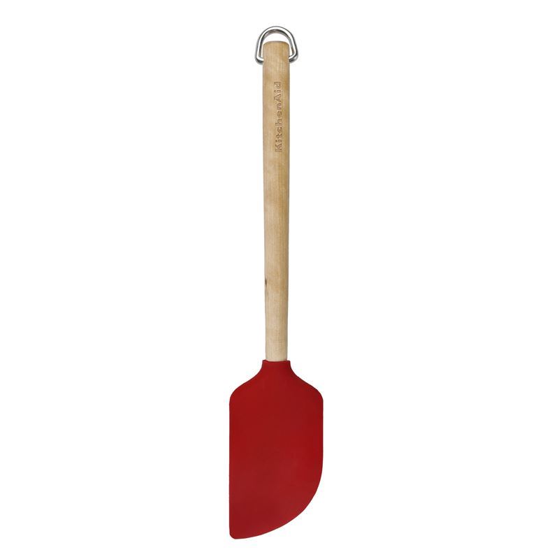 KitchenAid – Birchwood & Empire Red Silicone Scraper Spatula