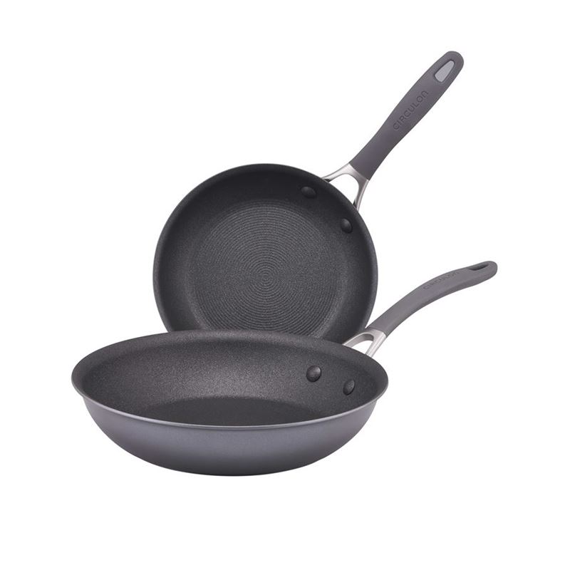 Circulon – Scratch Defense A1 21.5 + 28cm NonStick Induction Open Skillet Twin Pack