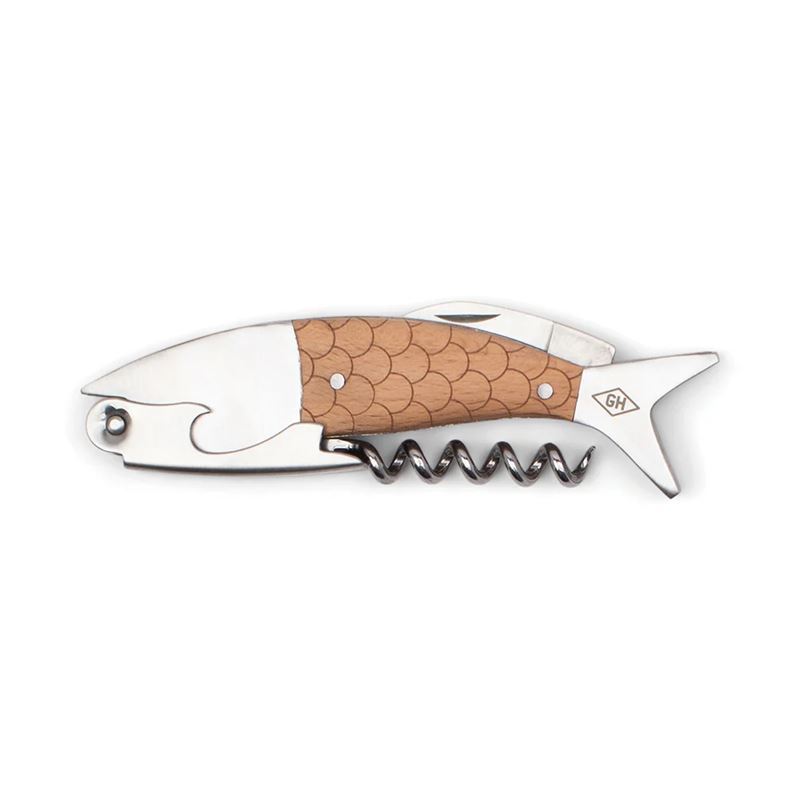 Gentleman’s Hardware – Fish Shaped Waiter’s Corkscrew