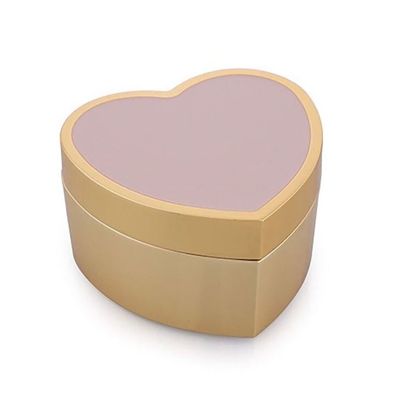 Whitehill – Blush Heart Gold Finish Heart Trinket Box
