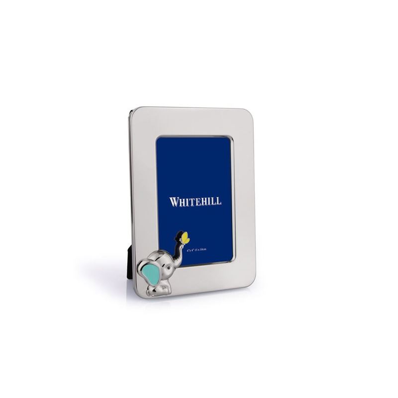 Whitehill – Silver Finish Elephant Motif Photo Frame 10x15cm