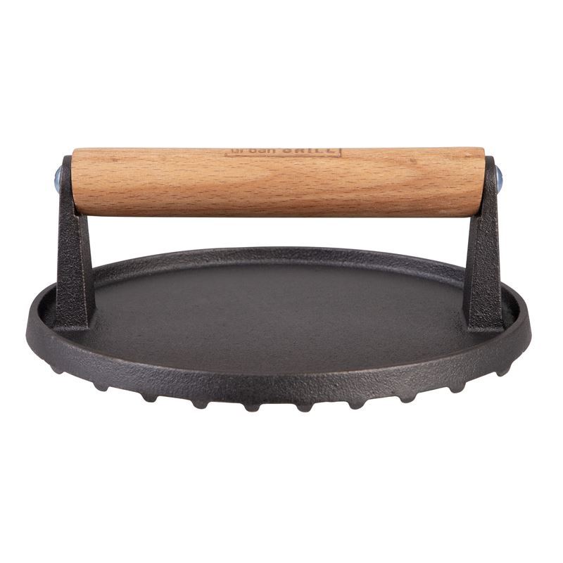Urban Grill – Cast Iron Round Grill Press 17.5cm Dia.