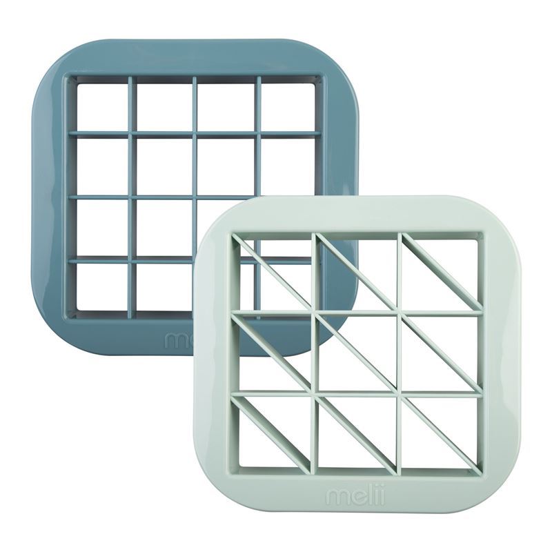 Melii Luxe – Bite Size Sandwich Cutter Set of 2 Blue/Mint