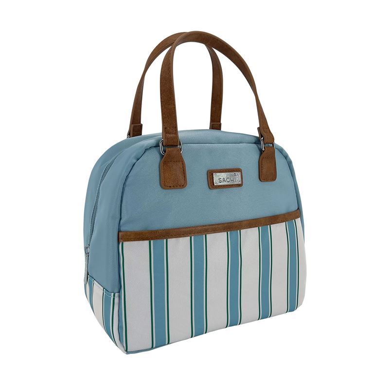 Sachi – Insulated Cali Lunch Bag Hazy Blue Stripes