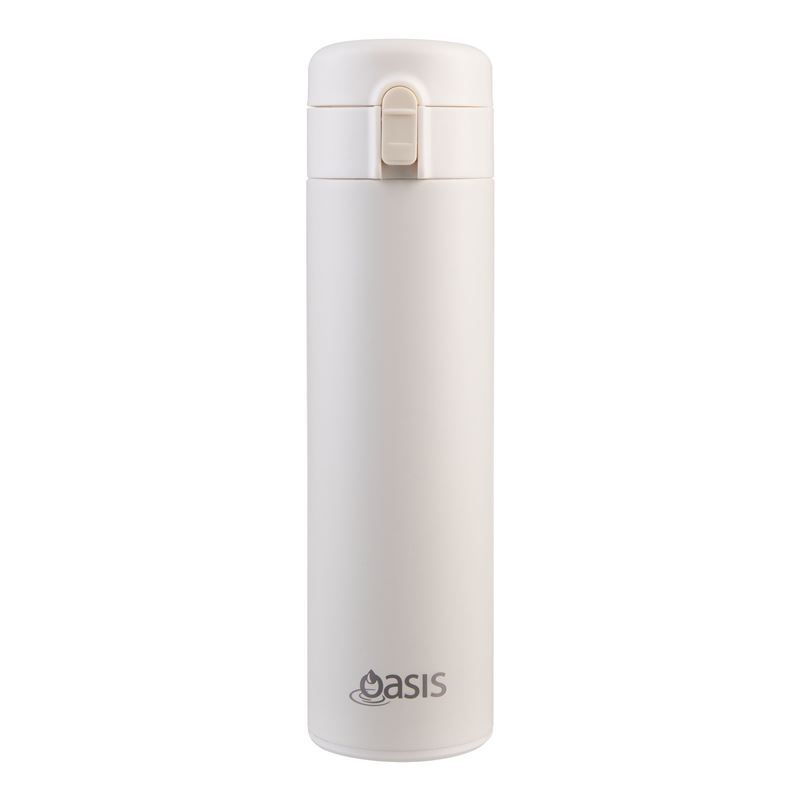 Oasis – Stainless Steel Insulated Flip-Top Flask 480ml Alabaster