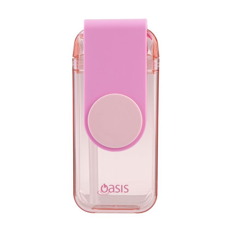 Oasis – Kids Tritan Juice Box with Straw 300ml Pink