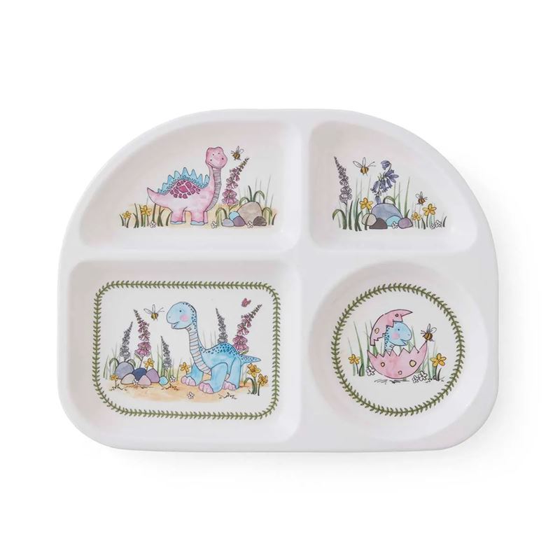 Portmeirion Mini Meirion – Melamine Dinosaur Divided Plate