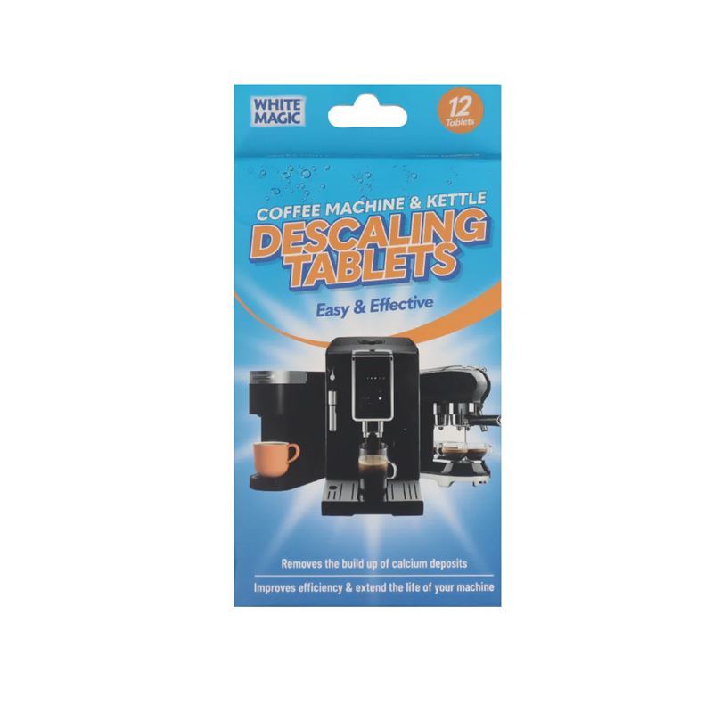 White Magic – Coffee Machine & Kettle Descaling Tablets 12pack