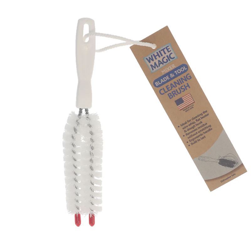 White Magic – Brushware Mixer Blade & Tool Cleaning Brush 24cm (Made in the USA)