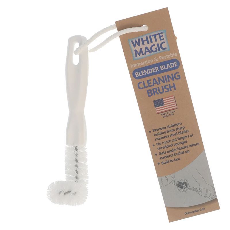 White Magic – Brushware Blender Blade Cleaning Brush 15cm (Made in the USA)