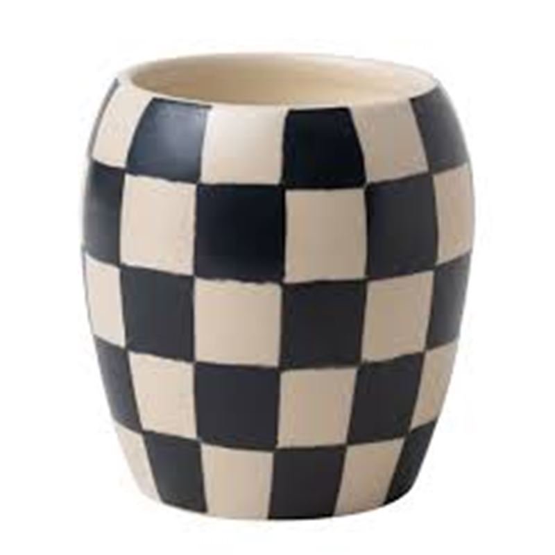 Paddywax – Checkmate 11oz. Black Checkered Porcelain Black Fig & Olive