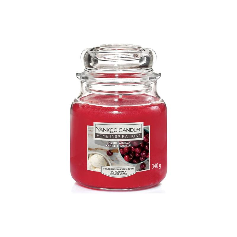 Yankee Candle – Cherry Vanilla Scented Candle 60Hr Burn