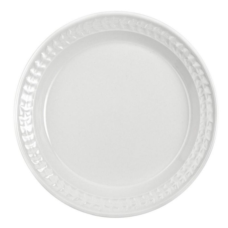 Portmeirion Botanic Garden – Harmony White Dinner Plate 26.5cm (Made in England)