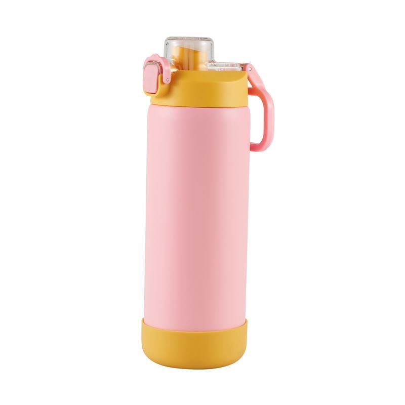 Avanti – HydroSip & Chug Insulated Bottle 550ml Pink/Yellow