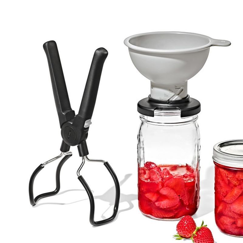 Oxo Good Grips – Canning Essentials 2pc Funnel and Tong Set