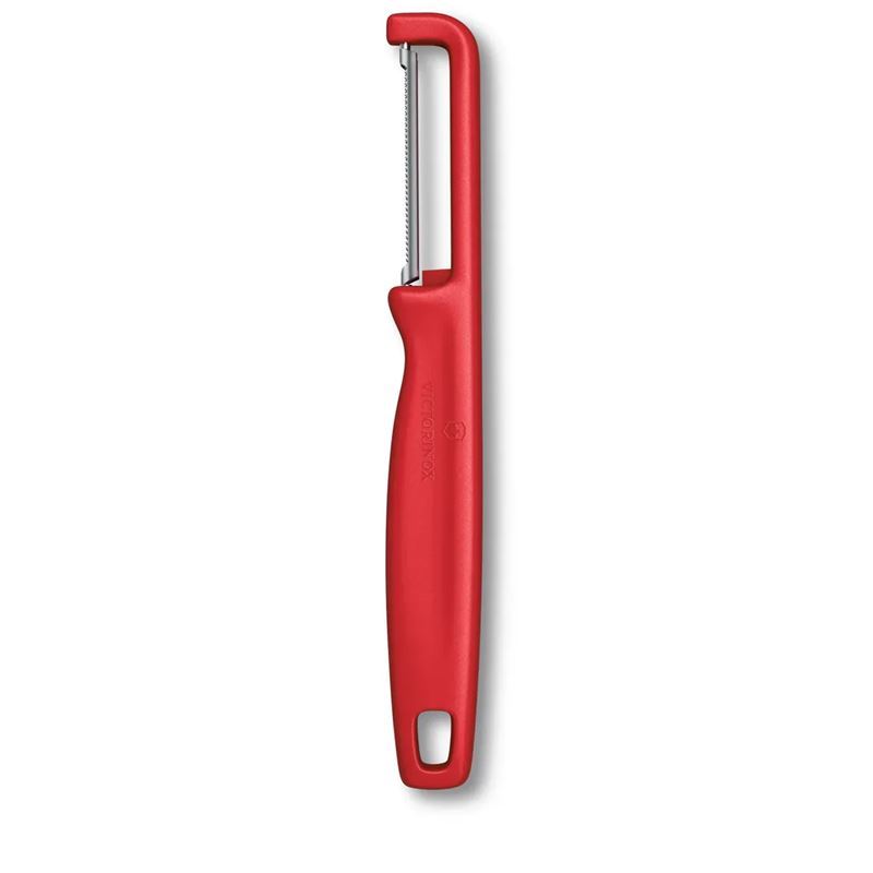 Victorinox – Iota Serrated Double Edge Peeler 10cm Red (Made in Switzerland)