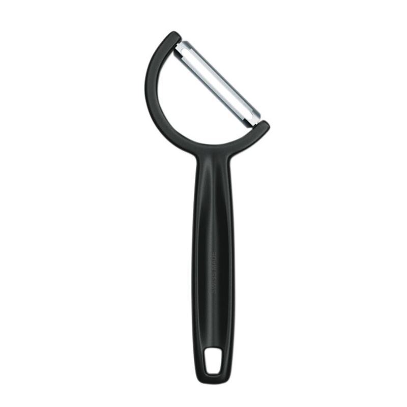 Victorinox – Rho Straight Single Edge Peeler 11cm Black (Made in Switzerland)