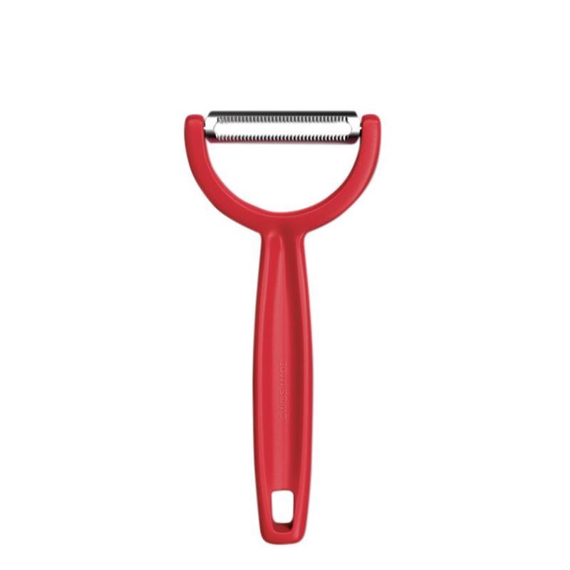 Victorinox – Ypso Serrated Double Edge Peeler 10cm Red (Made in Switzerland)