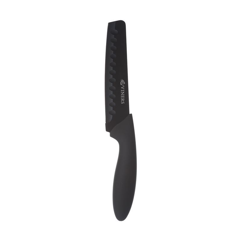 Viners – Assure Square Tipped Santoku Non-Stick Knife Black 15cm