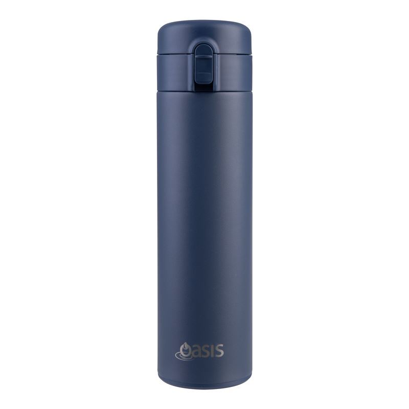 Oasis – Stainless Steel Insulated Flip-Top Flask 480ml Indigo