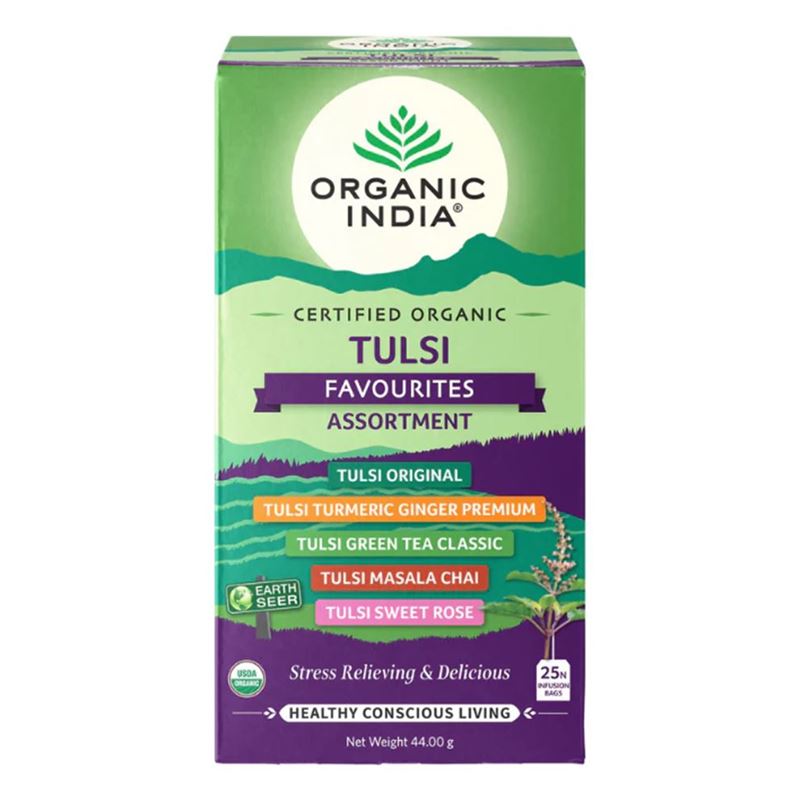 Organic India – Tulsi Favourites Assortment Tea 25 Bag