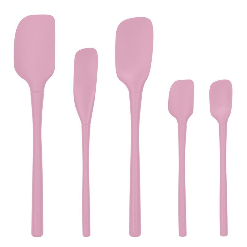 Tovolo – Flex-Core All Silicone Spatula Pink Sorbet Set of 5