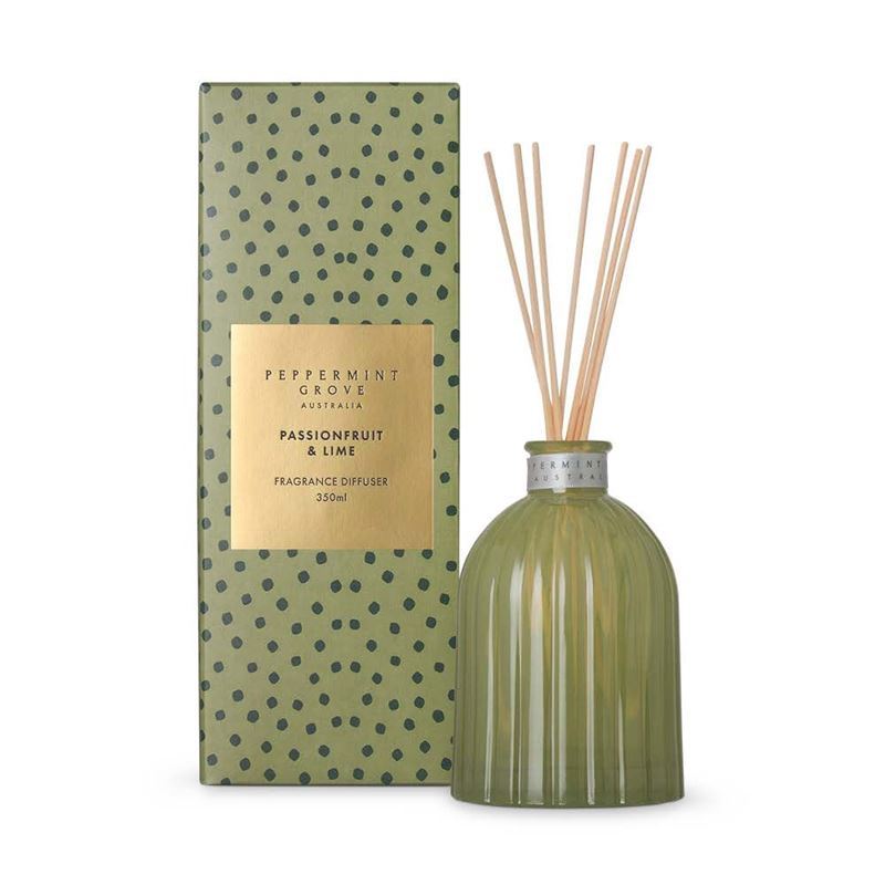 Peppermint Grove – Passionfruit & Lime Large Diffuser 350ml