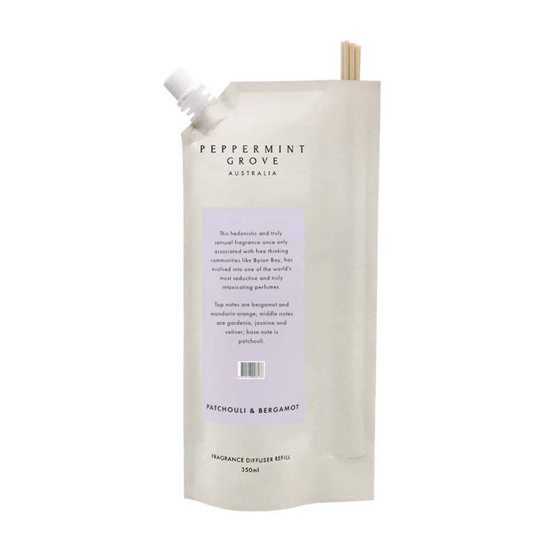 Peppermint Grove – Patchouli & Bergamot Fragrance Diffuser Refill 350ml