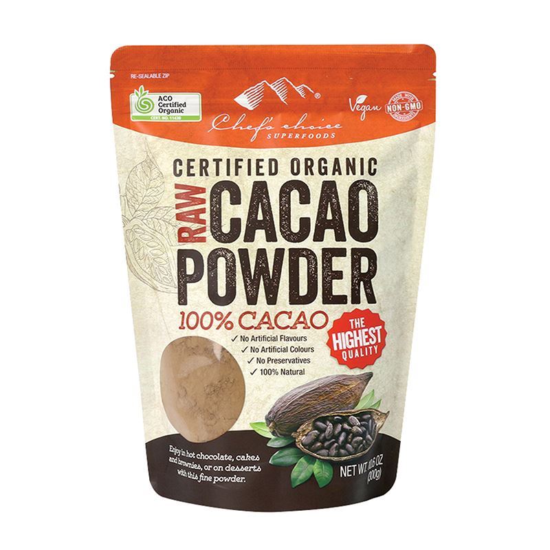Chef’s Choice – Organic Raw Cacao Powder (20-22%) 300g