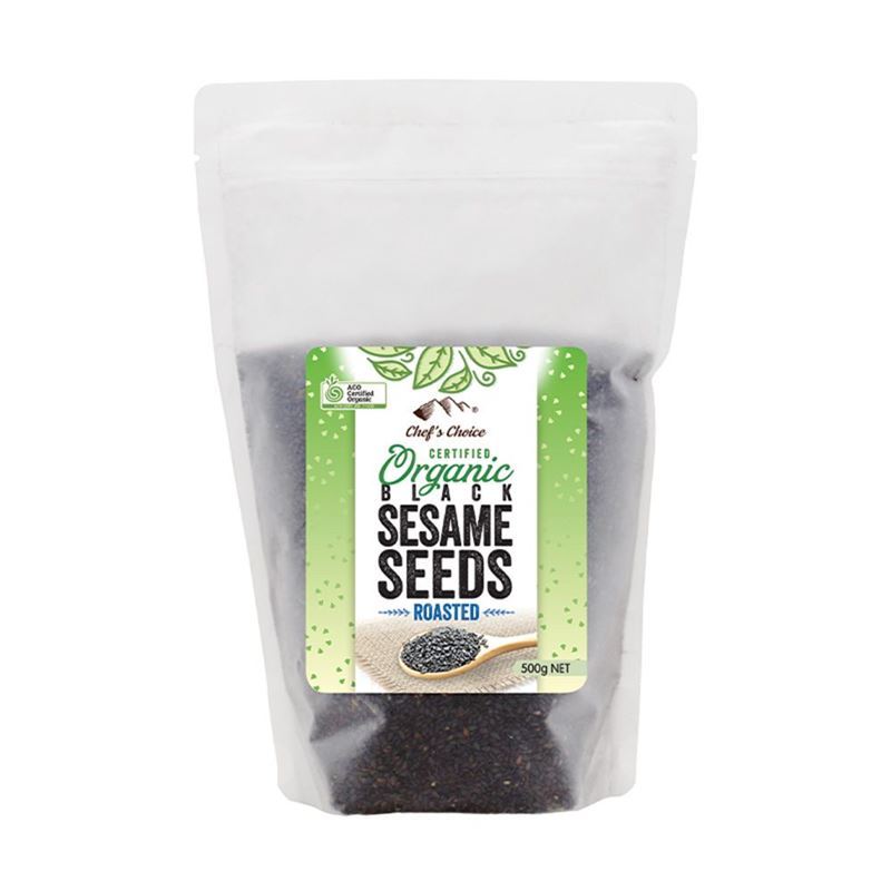 Chef’s Choice – Organic Roasted Black Sesame Seeds 500g
