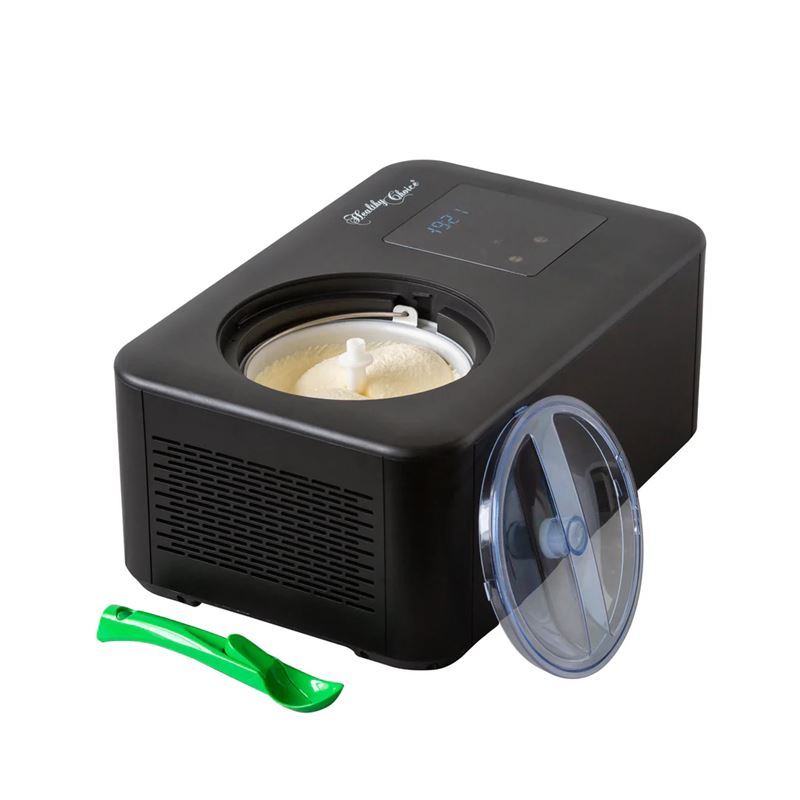 Lenoxx – Healthy Choice 1.5Ltr Portable Ice Cream and Soft Serve Maker with LED Touch Controls, Built in Compressor & Accessories