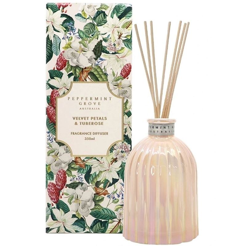 Peppermint Grove – Velvet Petals & Tuberose Large Fragrance Diffuser 350ml
