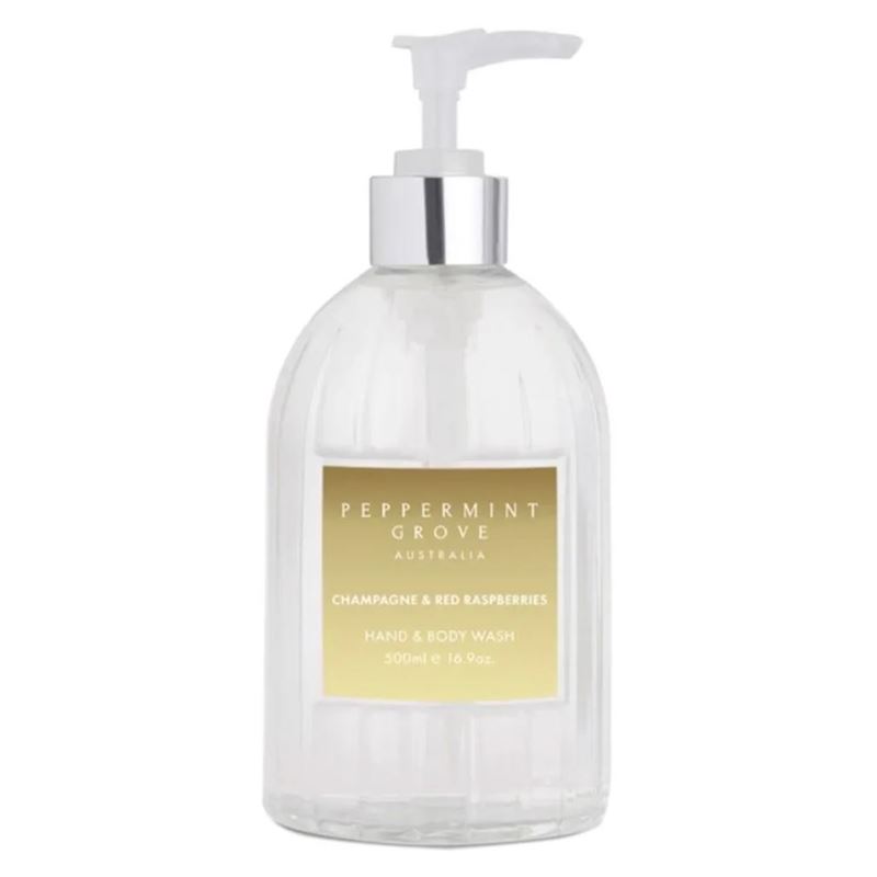 Peppermint Grove – Champagne & Red Raspberries Hand & Body Wash 500ml