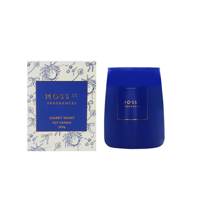 Moss St Fragrances – Starry Night Large Soy Candle 370g