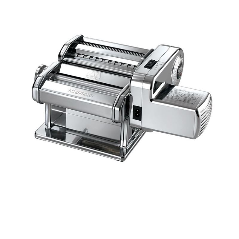 Marcato – Atlas Plus Pasta Machine with Premium Motor Attachment (Made in Italy)