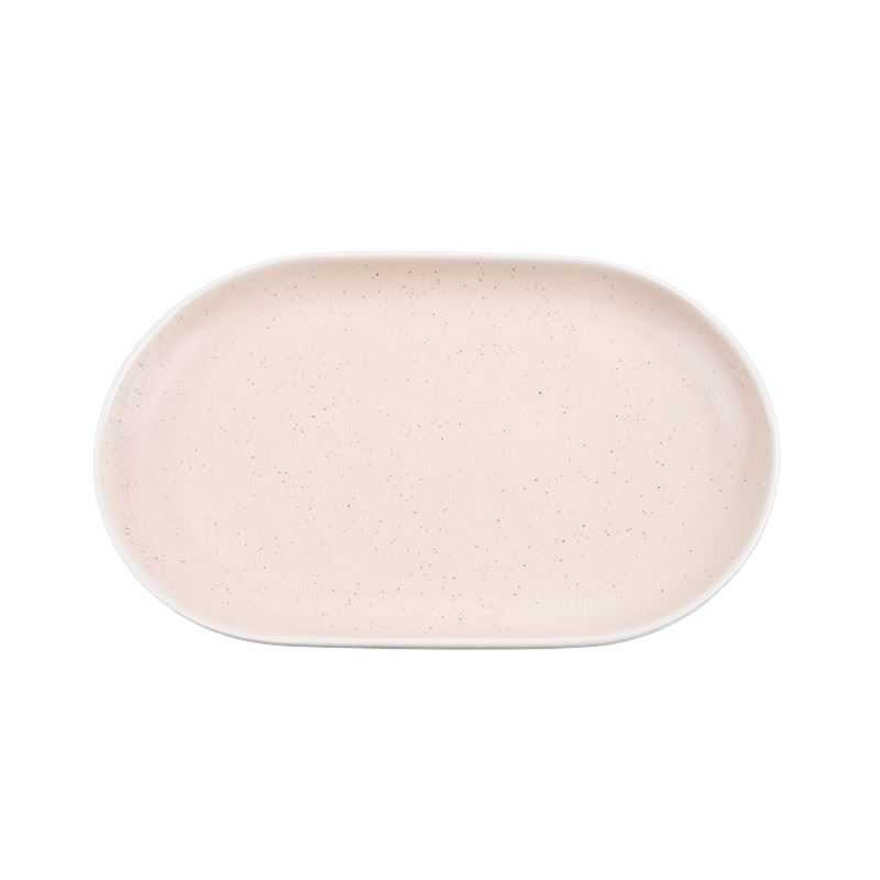 Tablekraft – Urban Reactive Pink Commercial Grade Oval Platter 25x16cm